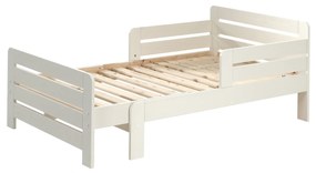 Cama infantil JUMPER transformável em 3 medidas 140, 160 e 200 cm + Estrado Branco