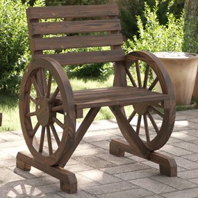 Cadeiras de jardim 4 pcs madeira de abeto maciça