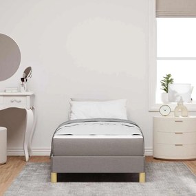 Cama Box Taupe, Marrom 90 x 190 cm