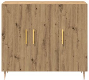 Aparador Artisan Carvalho 90x34x80 cm Madeira Engenharia