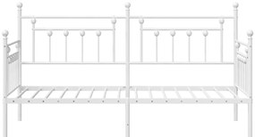 Estrutura de Cama Dia Branca 80x200 cm Aço