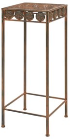 Suportes para plantas 3 pcs estilo vintage metal enferrujado