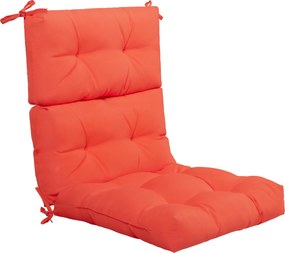 Almofada para Cadeira com Encosto Alto (CADEIRA NÃO INCLUIDA), 56,5 x 51,5 x 64,5 cm, Altura Ajustável, Laranja