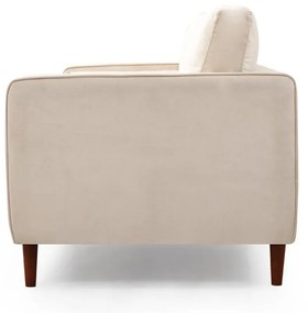 Sofá de 3 Lugares Rome – Bege – 215 x 90 x 70 cm