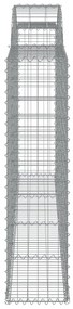 Cestos gabião arqueados 5pcs 300x30x120/140cm ferro galvanizado