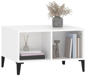 Mesa de centro 60x50x36,5 cm derivados de madeira branco