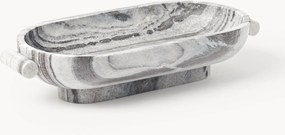 Taça decorativa em mármore Fossil