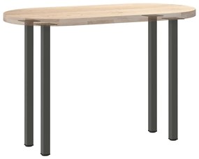 Pés de mesa de console 4 peças antracite 72-74 cm aço