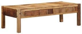 Mesa de Café 110x55x35 cm Madeira Sólida Recuperada