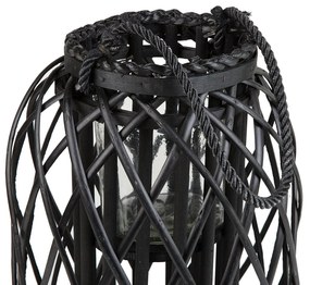 Lanterna decorativa preta 40 cm MAURITIUS Beliani