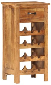 Armário para vinhos 40x30x80 cm madeira de acácia maciça