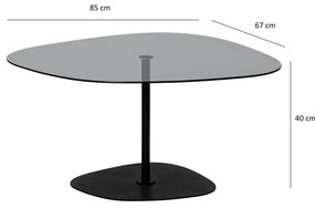 Mesa de Café Soho - Cinza Escuro - 85cm X 40cm X 67cm