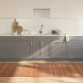 Tapete retangular 100x300 cm bambu cor natural