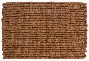 Tapete de entrada artesanal em fibra em coco Natural