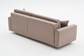 Sofá-Cama de Canto Mane – Castanho – 246x85x160 cm