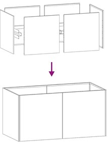 Vaso floreira 80x40x40 cm aço laminado a frio antracite