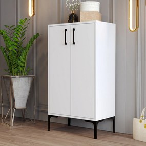 Sapateira Prag – Branco – 60x111x35 cm