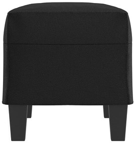 Banco 70x35x41 cm couro artificial preto