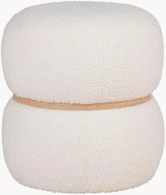 Pufe estofado em bouclé Milford