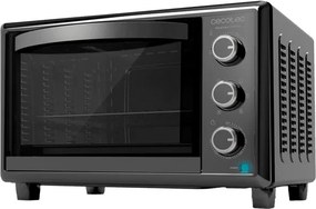 Mini-forno de convecção de 26 litros Bake&amp;Toast 2600 Black 4Pizza com pedra especial para pizzas e 6 funções diferentes.
