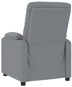 Poltrona de massagens tecido cinzento-claro