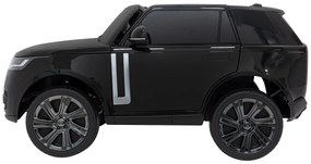 Carro elétrico para Crianças 2 Lugares Range Rover SUV Lift 12V 4x4 Rodas Espuma EVA, Assento couro ecológico Preto