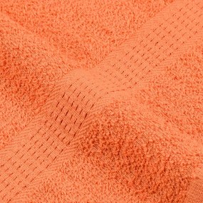 Toalhas de sauna 2 pcs 80x200 cm 360 gsm 100% algodão laranja