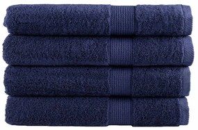 Toalhas premium SOLUND 4 pcs 100x200 cm 600 gsm azul-marinho