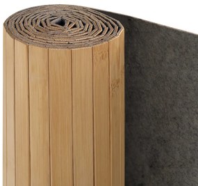 Biombo/divisória de sala 250x165 cm bambu natural