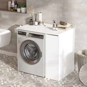 Armário de Casa de Banho SA1 – Branco – 93,5x88,3x60 cm