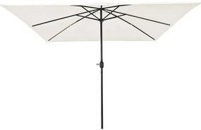 Guarda-Sol Quadrado 295x245 cm Branco Areia