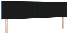 Cabeceira LED Design Blocos de Diamante Azul Escuro 180cm