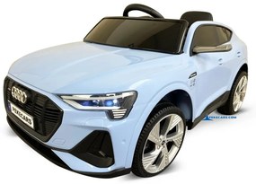 Carro eletrico crianças Audi E-TRON Quattro Sportback 12V 2.4G Ecrã MP4 Azul