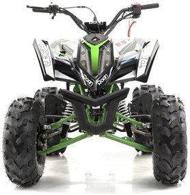 MINI MOTO 4 GASOLINA PARA CRIANÇAS velocidade até 45Km/h Roan 125cc semiautomático Falcon RN-1-2-3 R8 Verde