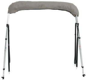 Toldo de 3 arcos Bimini c/ paredes laterais 183x(137-152)x137cm
