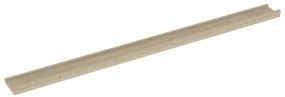 Prateleiras de parede 2 pcs 115x9x3 cm carvalho sonoma