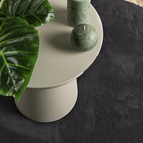 Tapete vidaXL "HUARTE" Preto 100x200 cm Oval