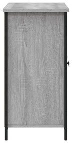 Aparador 100x35x70 cm derivados de madeira cinzento sonoma