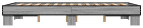 Estrutura de cama 120x200 cm derivados madeira/metal