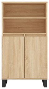 Aparador alto 60x36x110 cm derivados de madeira carvalho sonoma