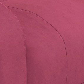 Poltrona de massagens veludo vermelho tinto