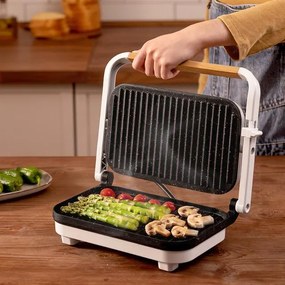 Grelhador elétrico com 1300 W Rock'nGrill 1300 Wood W