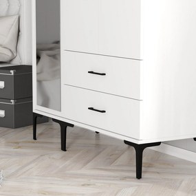 Roupeiro Kumsal RT – Branco – 120x47,5x201,4 cm