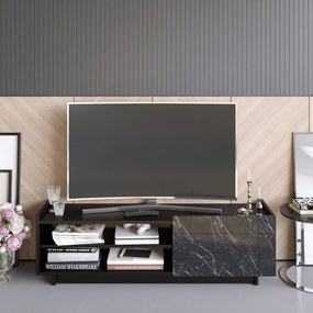 Móvel de TV Valantina – Preto – 140 cm x 41,4 cm x 37,1 cm