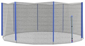 Sportnow Rede de Reposição para Trampolins Ø 366 cm 8 Postes Retos Rede de Segurança para Trampolins Entrada com Zíper | Aosom Portugal