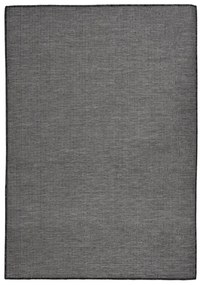 vidaXL Tapete de tecido plano para exterior 160x230 cm cinzento