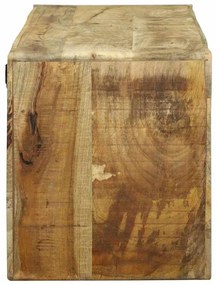 Armário de TV 100x32x36 cm Madeira Maciça de Mangueira