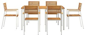 Conjunto de Jantar de Jardim 7 pcs