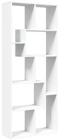 Estante divisória 67x25x161,5 cm derivados de madeira branco