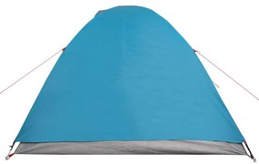 Tenda de campismo cúpula para 2 pessoas impermeável azul